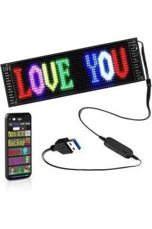 Led Ekran Matrix Panel Büyük Boy Araba Yazısı