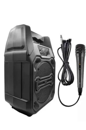 Hoparlör Led Işıklı Taşınabilir Speaker Uzun Pil Ömrü