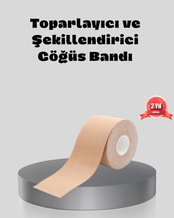 Suya Dayanıklı Görünmez Göğüs Bandı – Pamuklu Esnek Destek Bandı