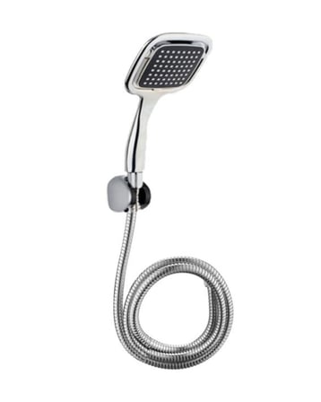 Çok Fonksiyonlu Siyah El Duşu Seti Spiral Hortum Duş Askısı Banyo Duş Başlığı