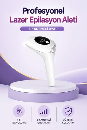 Ipl Epilasyon Aleti 5 Kademeli Güç Ayarlı