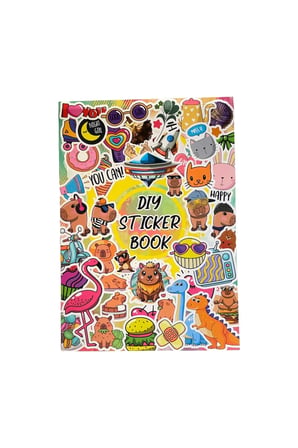 Karışık Sticker Defter (2 SAYFA CAPYBARA KAPİBARA)