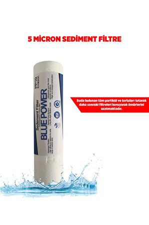 Ihlas Aura Cebilon Compact Uyumlu Su Arıtma Cihazı Kartuşlu 5'li Filtre Seti