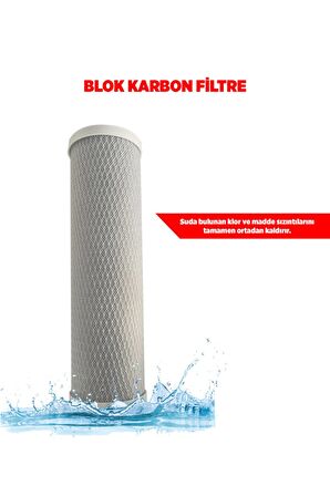 Ihlas Aura Cebilon Compact Uyumlu Su Arıtma Cihazı Kartuşlu 5'li Filtre Seti