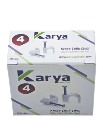 4 Numara Çelik Çivili Kroşe