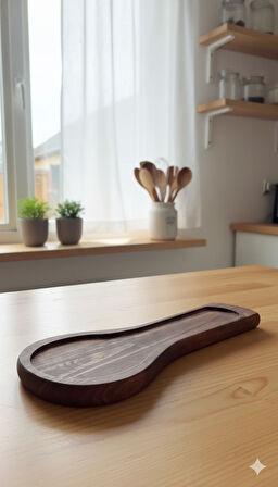 Doğal Ahşap Kirli Kaşıklık