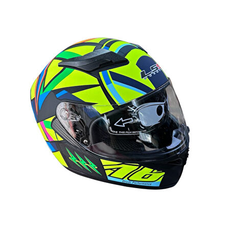 LS5 Fullface Güneş Vizörlü Kask Mat 46 Medium (M)