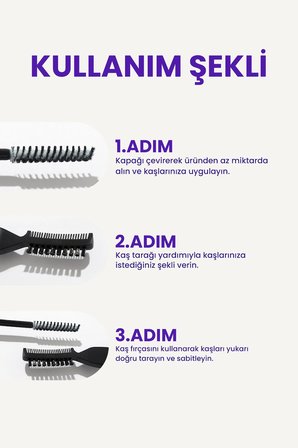 Kaş Sabitleyici Ve Şekillendirici, Kaş Fırçası, Tarağı Ve Sabitleyici Jel (laminasyon Etkili)