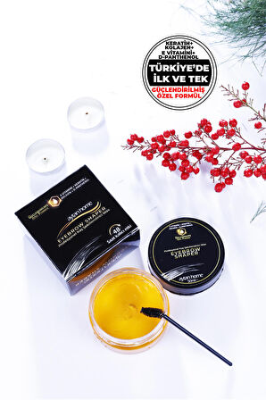 Kolajen+Keratinli Kaş Sabitleyici & Şekillendirici Wax 50ml (+E vitaminli)