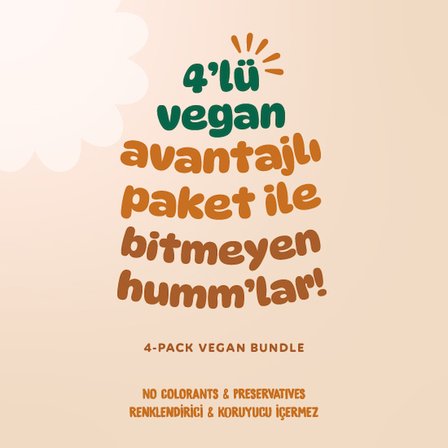 Organik Çubuk Kraker Atıştırmalık Paketi - 4 Adet (2 Çeşit)