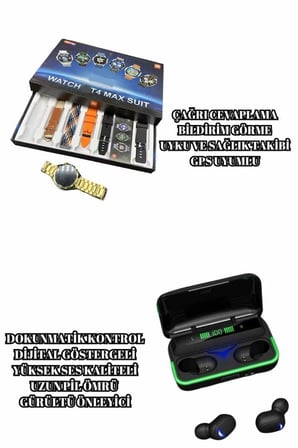 uygun Powerbank Bluetooth Kulaklık Ve Akıllı Saat 7 Kordonlu Metal Kordon Plastik Kordon 2026 seri