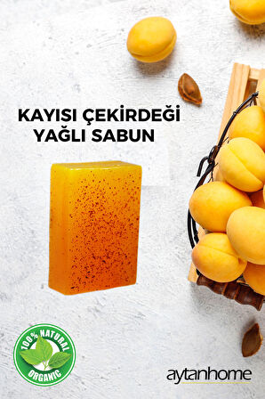 Kayısı çekirdeği yağı sabunu (Bakım yağlı sabun, Cilt bakım sabunu)