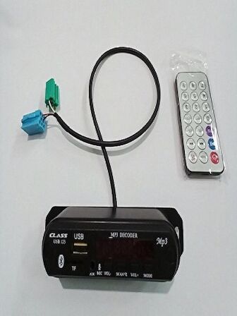 clio megan 2 cd çalar teypler için aux usb bluetooh modül 1m kablolu