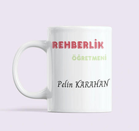 Rehberlik Öğretmeni Kişiye Özel Psikoloji Temalı Hediyelik Kupa Bardak