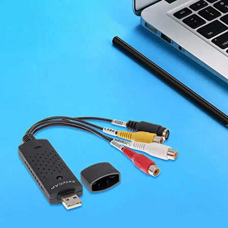 Kamera, VHS, TV ve Analog Cihazlardan Bilgisayara Görüntü Aktarımı - USB EasyCap 4 Kanal Video Capture Kartı