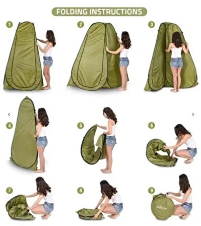 Pratik Kamp Soyunma Giyinme Kabini