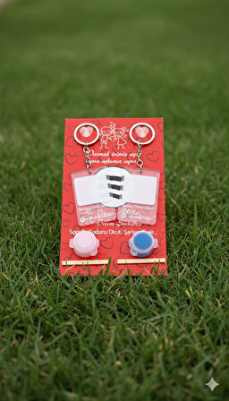 Spotify Kodlu Çift Anahtarlığı - Kişiye Özel Resimli Sevgiliye Hediye