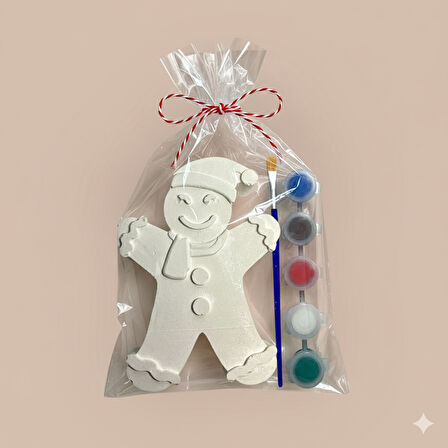 Yılbaşı Kurabiye Adam Boyama Kiti