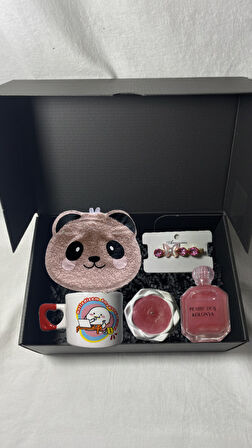 Pembe Temalı Premium Hediye Kutusu