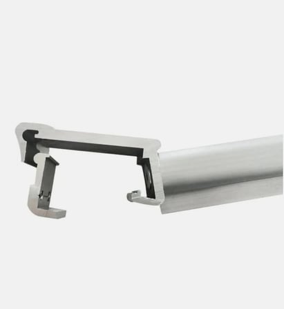 8x3 ve 6x2.5 cm Uyumlu Alüminyum Balkon Çamaşır Askılığı Takılabilir Küpeşte Kurutmalık Kare Boru Uyumlu BALKON DEMİRİ