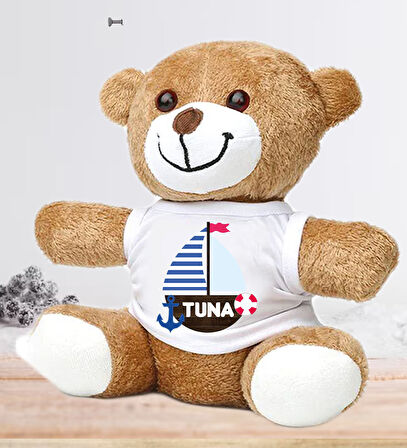 Kişiye Özel Bebek Kapı Süsü (Peluş Ayıcık Hediyeli) – Baby Shower / Hastane Odası