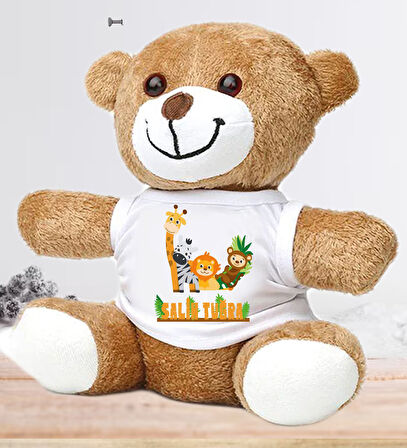 Kişiye Özel Bebek Kapı Süsü (Peluş Ayıcık Hediyeli) – Baby Shower / Hastane Odası