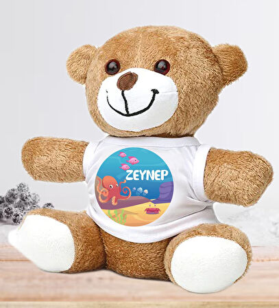 Kişiye Özel Bebek Kapı Süsü (Peluş Ayıcık Hediyeli) – Baby Shower / Hastane Odası