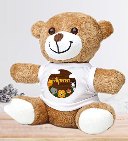 Kişiye Özel Bebek Kapı Süsü (Peluş Ayıcık Hediyeli) – Baby Shower / Hastane Odası