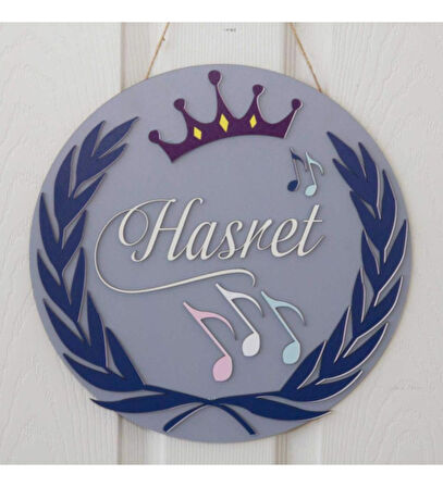 Kişiye Özel Bebek Kapı Süsü (Peluş Ayıcık Hediyeli) – Baby Shower / Hastane Odası