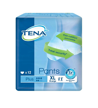 Tena Pants Plus Emici Külot Xlarge 12li 6 Damla