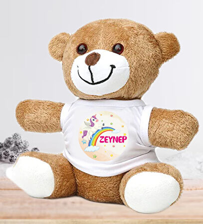 Kişiye Özel Bebek Kapı Süsü (Peluş Ayıcık Hediyeli) – Baby Shower / Hastane Odası