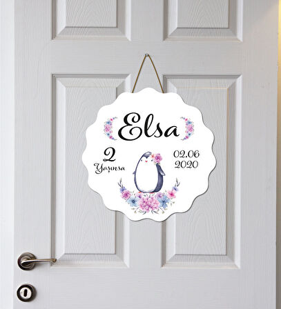 Meşgalem Tasarlanabilir Çocuk Odası Kapı Süsü