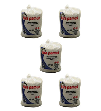 Hira Hidrofil Pamuk 1 Kg 5 Adet