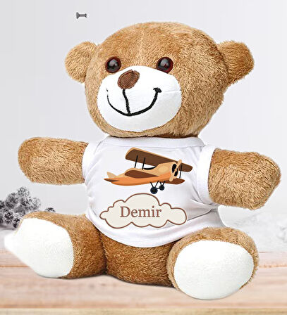 Kişiye Özel Bebek Kapı Süsü (Peluş Ayıcık Hediyeli) – Baby Shower / Hastane Odası