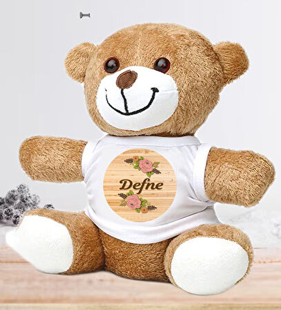 Kişiye Özel Bebek Kapı Süsü (Peluş Ayıcık Hediyeli) – Baby Shower / Hastane Odası