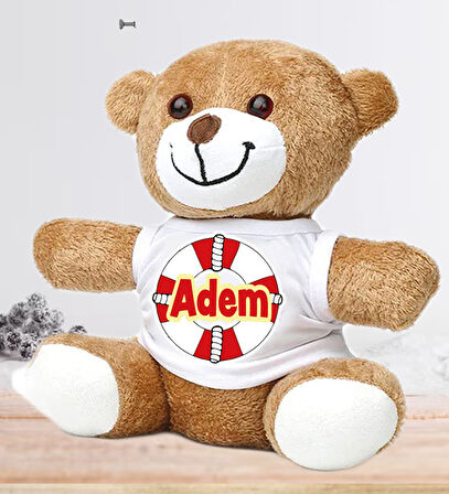 Kişiye Özel Bebek Kapı Süsü (Peluş Ayıcık Hediyeli) – Baby Shower / Hastane Odası