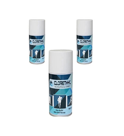 Clorethyl 150 ml Soğutucu Sprey - 3 Adet