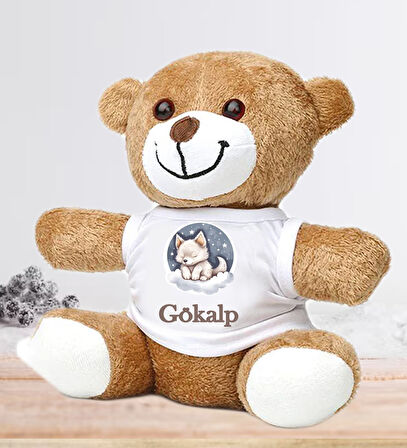 Kişiye Özel Bebek Kapı Süsü (Peluş Ayıcık Hediyeli) – Baby Shower / Hastane Odası