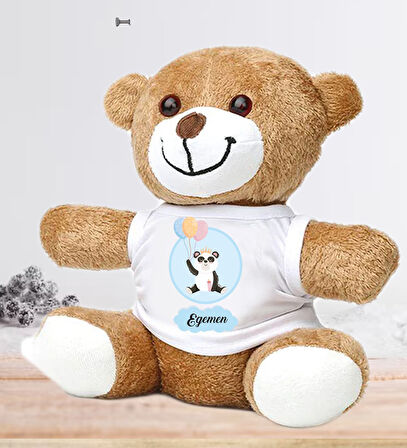 Kişiye Özel Bebek Kapı Süsü (Peluş Ayıcık Hediyeli) – Baby Shower / Hastane Odası