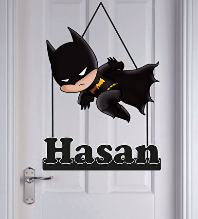 Meşgalem Batman Kişiye Özel Kapı Süsü