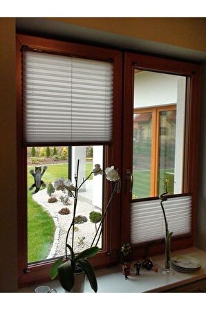 Plise Katlanır Cam Balkon Perdesi - Ofis Perdesi - Mutfak Perdesi - Salon Perdesi