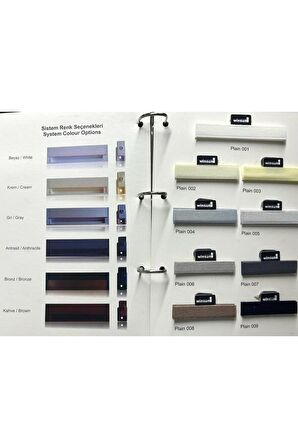 Plise Katlanır Cam Balkon Perdesi - Ofis Perdesi - Mutfak Perdesi - Salon Perdesi