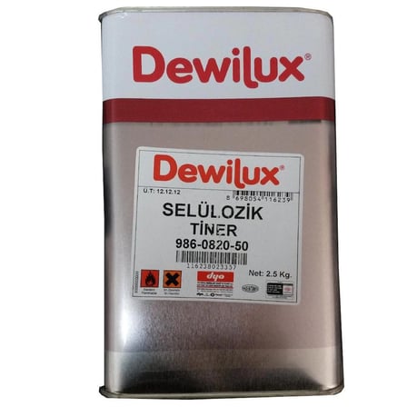 Mey İthalat® Dewilüx Selülozik Tiner 2,5 Kg