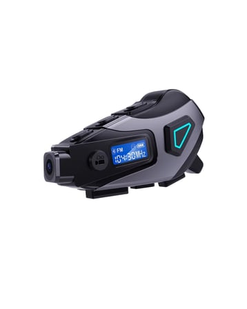 İthalat® Kask İçi Kablosuz Kulaklık Kamera Fonksiyonlu Ipx8 Su Geçirmez Led Ekranlı