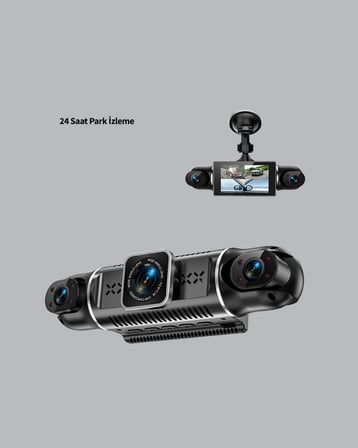 Mey İthalat® Gps’Li 4 Kameralı Araç İç Dış Kayıt Sistemi 1080P Wifi Destekli