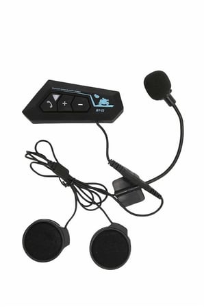 Mey İthalat® Intercom Bluetooth Kask Kulaklık Motosiklet Kulaklık 5.0 Bluetooth