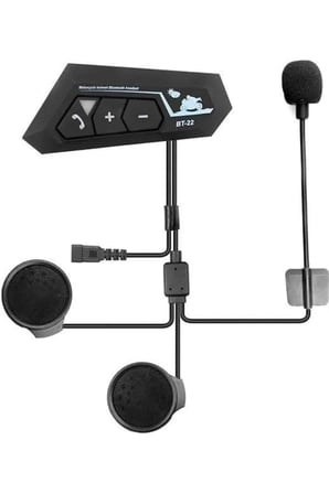 Mey İthalat® Yeni Nesil Dinleme Ve Konuşma Özellikli Intercom Kask Kulaklığı 5.0 Bluetooth