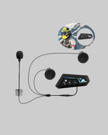 Mey İthalat® Bt22 Kask İçi Bluetooth Kulaklık Hızlı Eşleşme Ve Gürültü Önleyici Mikrofon