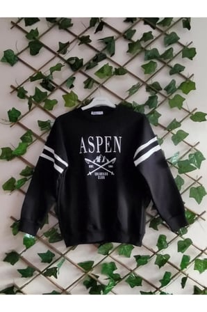 Kolu Çizgili Sweatshirt