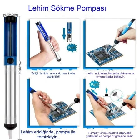 60W Ayarlanabilir Elektrikli Havya Kiti Full Lehim Seti Dijital Multimetre Taşıma Çantalı DIY Onarım Aracı